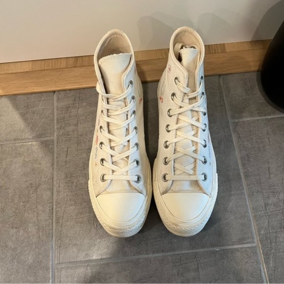 Converse Chuck Taylor All-Star Lift Hi in Things to Grow Egret - Picture 5 of 13